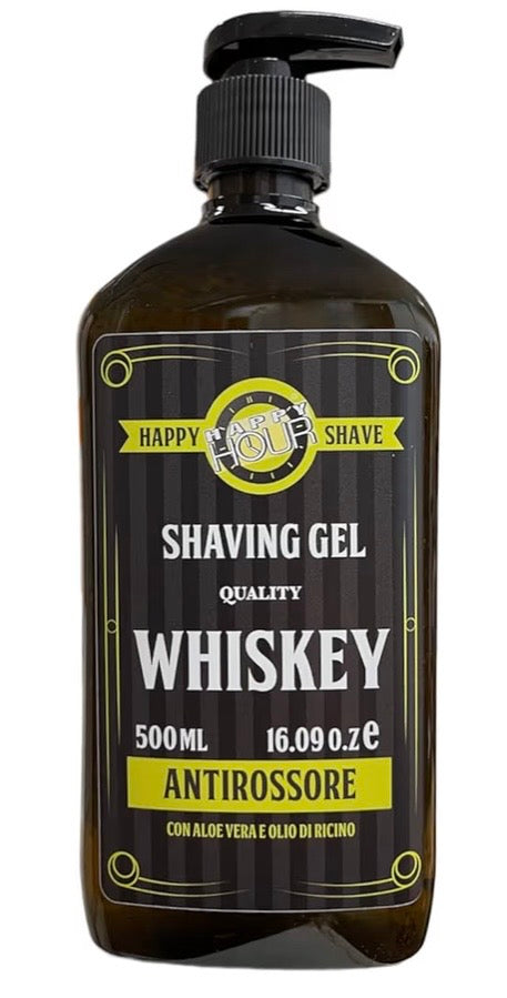 SHAVING GEL ALOE VERA WHISKEY HAPPY HOUR