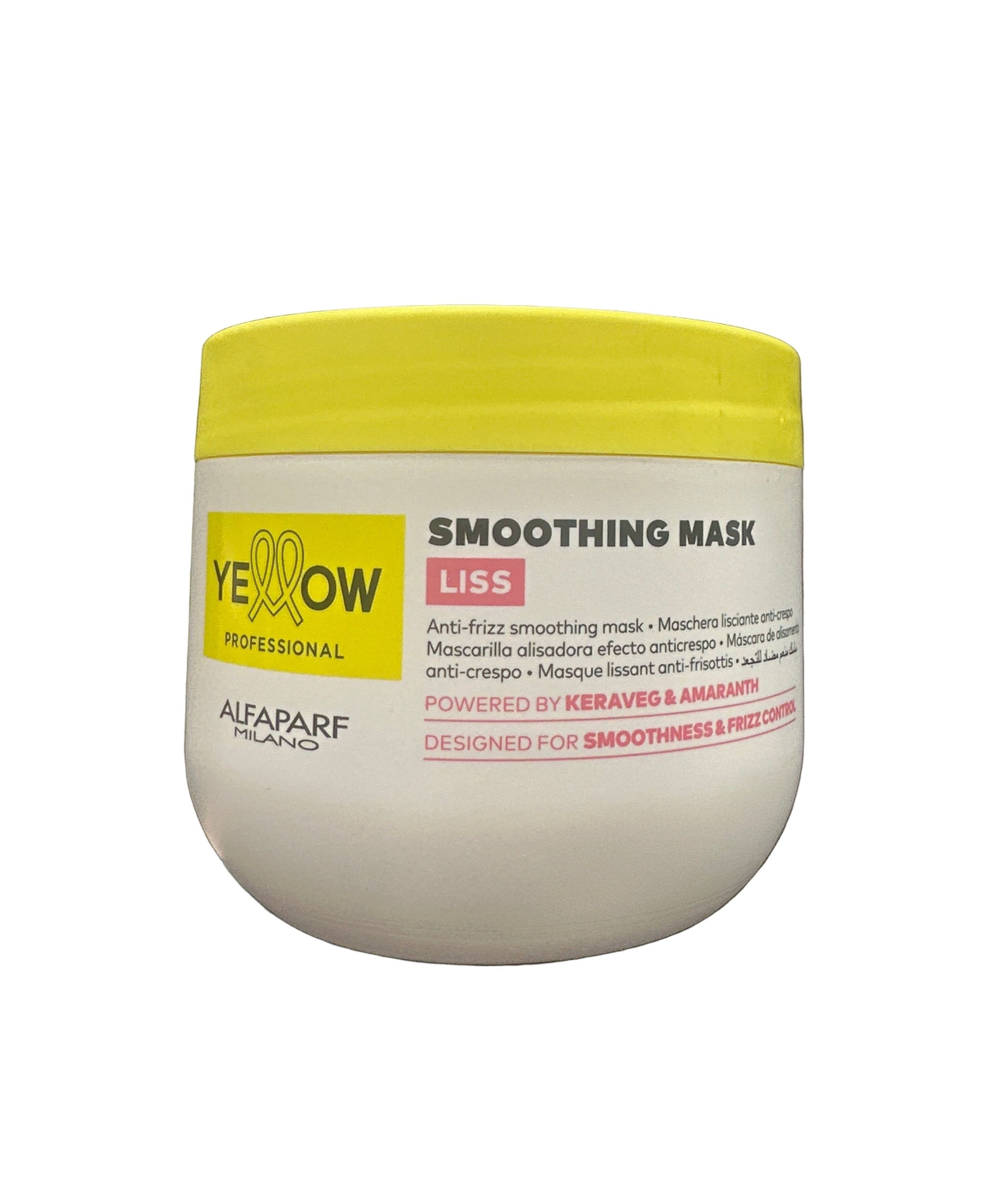 Alfaparf Yellow Smoothing Mask Liss 300ml Maschera Anti Frizz Lisciante ALFAPARF