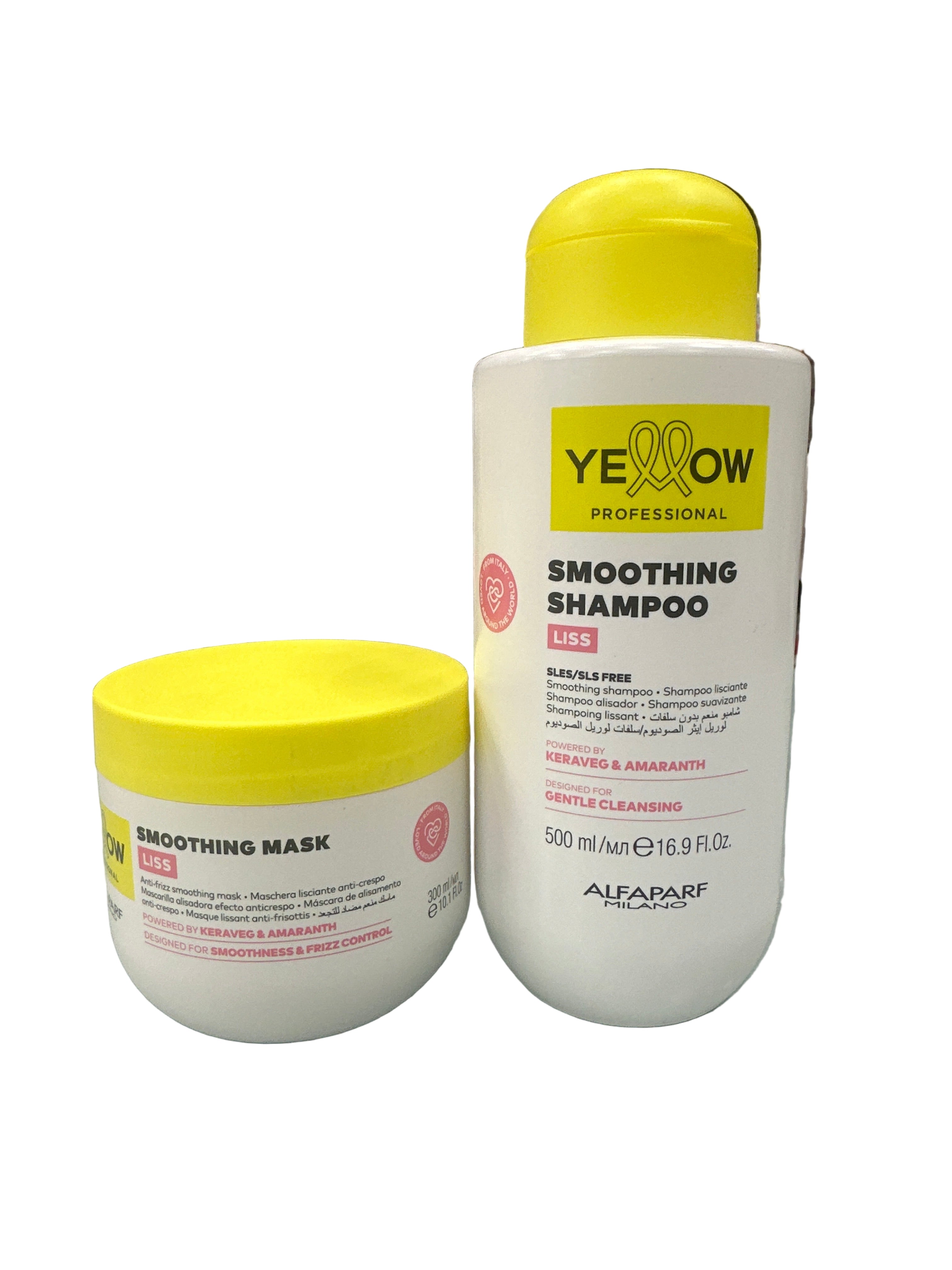 KIT MANTENIMENTO ALFAPARF YELLOW SHAMPOO 500+ MASK 300ml ALFAPARF