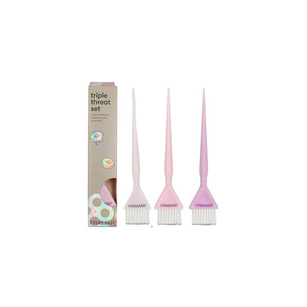 FRAMAR 3 PACK ULTIMATE PRECISION COLOR BRUSH SET FRAMAR