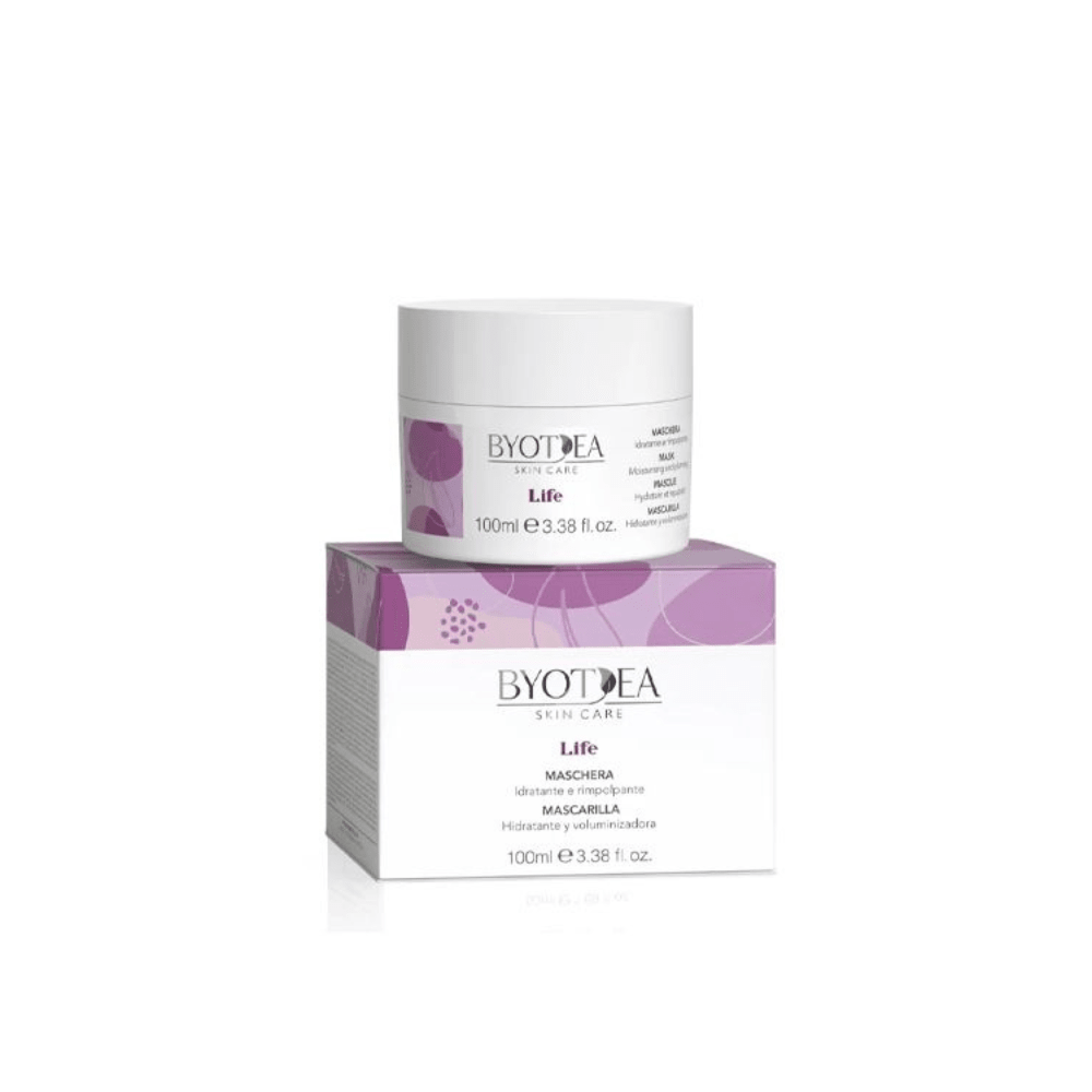 BYOTEA SKIN CARE - MASCHERA IDRATANTE E RIMPOLPANTE 100ml - Romidò Shop - Prodotti Per Parrucchieri, Estetiste e Barber