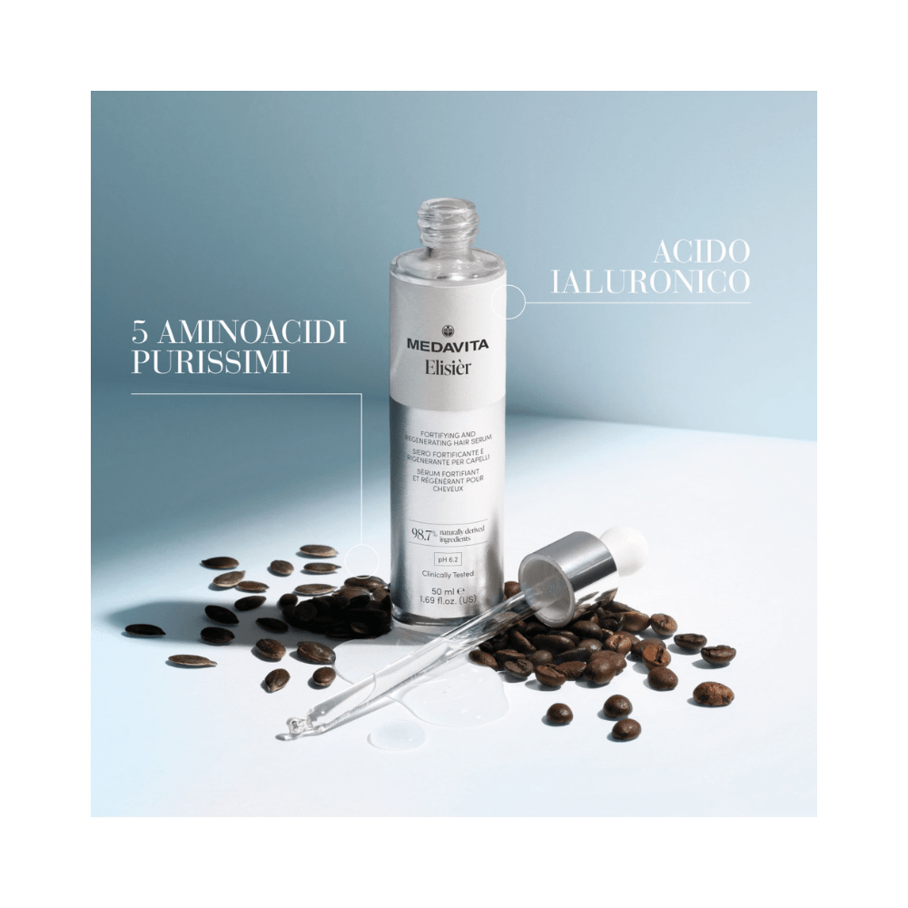 FIALE MEDAVITA LOTION TRATTAMENTO ANTICADUTA - ELISIER FORTIFYNG SERUM 50ml - Romidò Shop - Prodotti Per Parrucchieri, Estetiste e Barber