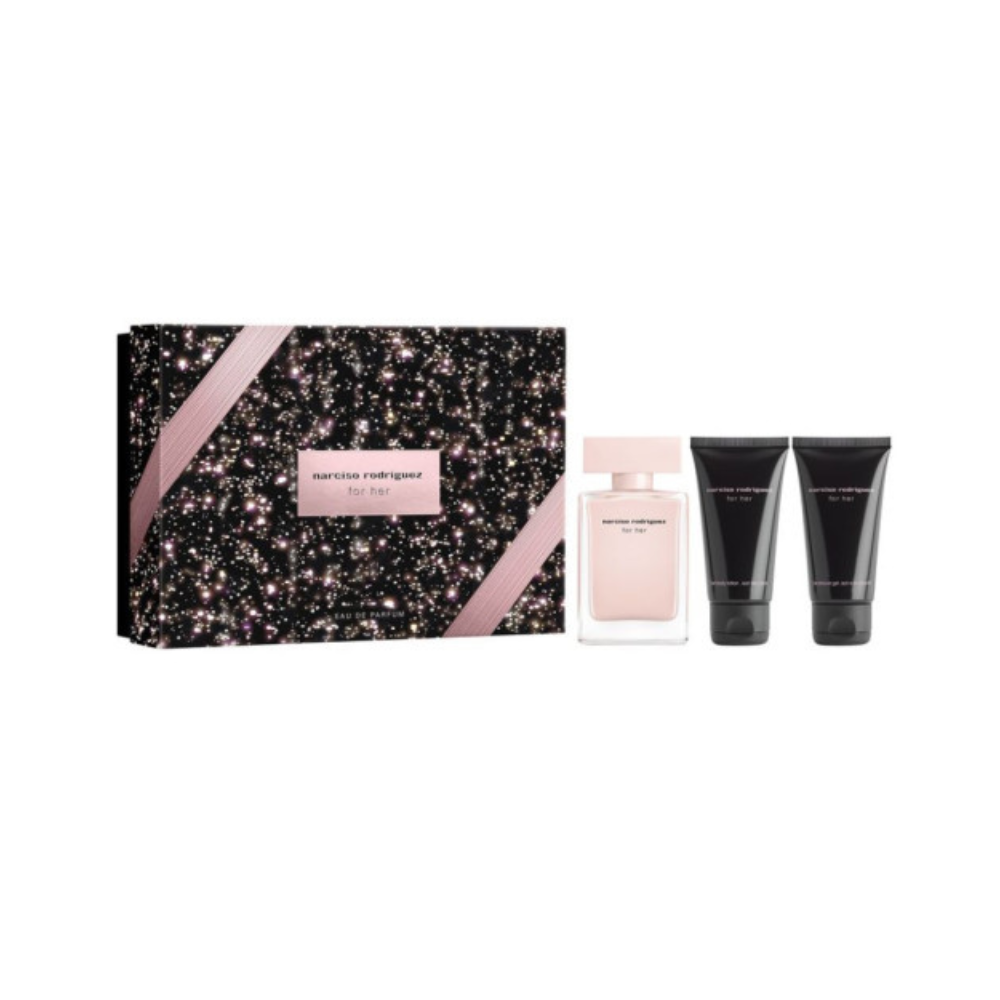 NARCISO RODRIGUEZ FOR HER EAU DE PARFUM 50ml GIFT SET RomidoShop.com