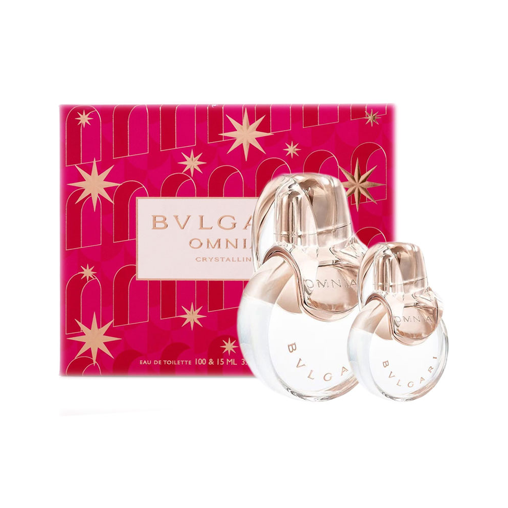 BULGARI OMNIA CRYSTALLINE edt 100ml + 15ml RomidoShop.com