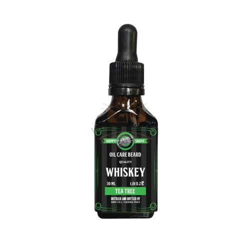 OIL CARE BEARD TEA TREE WHISKEY HAPPY HOUR