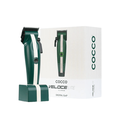Cocco Veloce Lite Clipper Green/White - Romidò Shop - Prodotti Per Parrucchieri, Estetiste e Barber