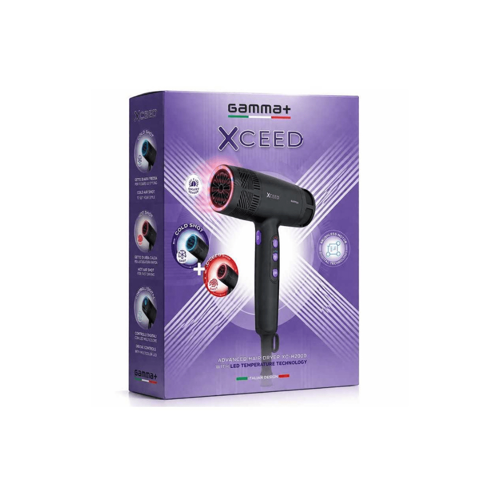 Gamma + Phon XCeed Asciugacapelli Ossigeno Attivo Infrarossi e Aria Ionizzata - Romidò Shop - Prodotti Per Parrucchieri, Estetiste e Barber