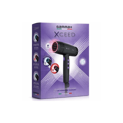 Gamma + Phon XCeed Asciugacapelli Ossigeno Attivo Infrarossi e Aria Ionizzata - Romidò Shop - Prodotti Per Parrucchieri, Estetiste e Barber