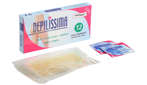 STRISCE CORPO DOPPIE - TRASPARENTI DEPILISSIMA DEPILISSIMA