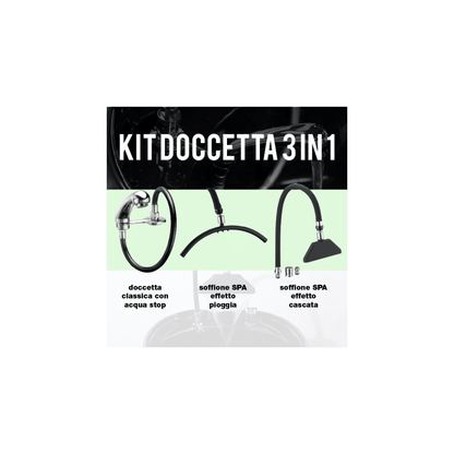 Kit Doccetta Lavatesta Professionale 3 In 1 - Romidò Shop - Prodotti Per Parrucchieri, Estetiste e Barber