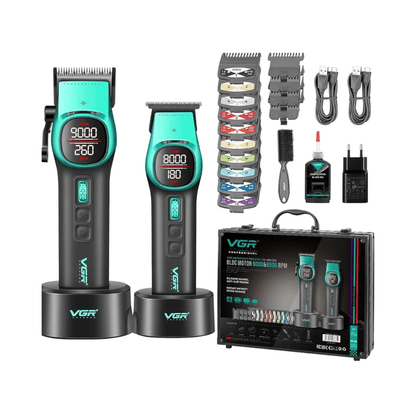 VGR ROTAFINITY PRO 2 IN 1 V - 885 S2 GREEN - Romidò Shop - Prodotti Per Parrucchieri, Estetiste e Barber