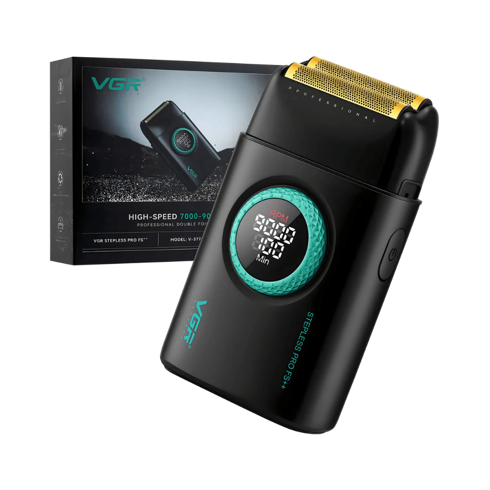 VGR SHAVER PROFESSIONAL V - 378 - GREEN - Romidò Shop - Prodotti Per Parrucchieri, Estetiste e Barber